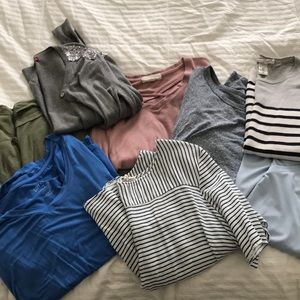 Set of 8 size M shirts- great condition